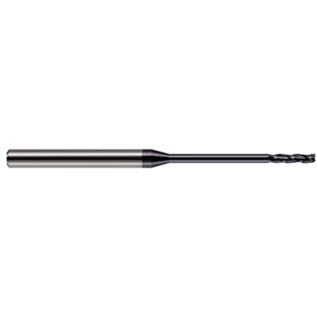 Miniature End Mill - 3 Flute - Square, 0.0650, Length Of Cut: 1/2